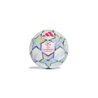adidas UEFA Champions League Mini Ballon de Foot Taille 1 2025-2026 Blanc Rose Multicolore