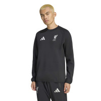 Survêtement adidas Liverpool Tiro Travel Crew 2026-2027 noir et blanc
