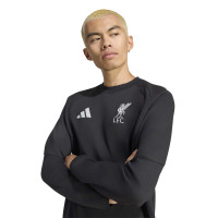 Survêtement adidas Liverpool Tiro Travel Crew 2026-2027 noir et blanc
