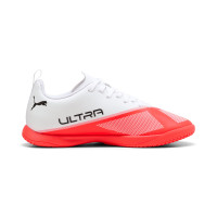 PUMA Ultra 7 Play Zaalvoetbalschoenen (IN) Kids Wit Felrood Zwart