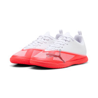 PUMA Ultra 7 Play Zaalvoetbalschoenen (IN) Kids Wit Felrood Zwart