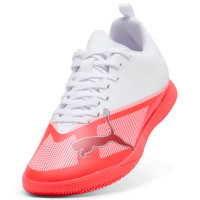 PUMA Ultra 7 Play Zaalvoetbalschoenen (IN) Kids Wit Felrood Zwart