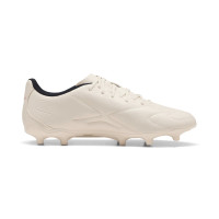 PUMA King 20 Play Gazon Naturel Artificiel Chaussures de Foot (MG) Blanc Cassé Noir Rouge