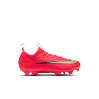 Nike Mercurial Vapor 17 Academy Gazon Naturel Gazon Artificiel Chaussures de Foot (MG) Tout-Petits Rouge Vif Noir Doré