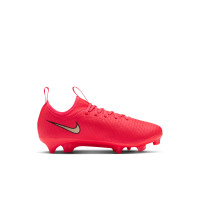 Nike Mercurial Vapor 17 Academy Gazon Naturel Gazon Artificiel Chaussures de Foot (MG) Tout-Petits Rouge Vif Noir Doré