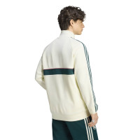 adidas Real Madrid Originals Trainingspak Full-Zip Beige Donkergroen Wit Roze