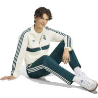 adidas Real Madrid Originals Trainingspak Full-Zip Beige Donkergroen Wit Roze
