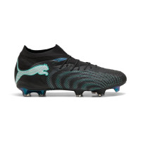 PUMA Future 9 Ultimate Gazon Naturel Chaussures de Foot (FG) Noir Intense Mint Blanc