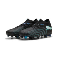 PUMA Future 9 Ultimate Gazon Naturel Chaussures de Foot (FG) Noir Intense Mint Blanc