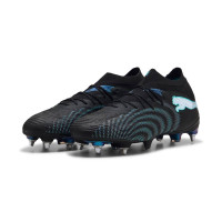 PUMA Future 9 Ultimate Crampons Vissés Chaussures de Foot (SG) Noir Intense Mint Blanc
