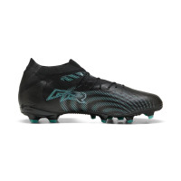 PUMA Future 9 Pro Gazon Naturel Artificiel Chaussures de Foot (MG) Noir Intense Mint Blanc