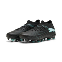 PUMA Future 9 Match Gras / Kunstgras Voetbalschoenen (MG) Zwart Intense Mint Wit