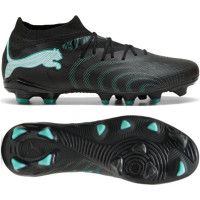 PUMA Future 9 Match Gras / Kunstgras Voetbalschoenen (MG) Zwart Intense Mint Wit