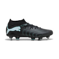 PUMA Future 9 Match Crampons Vissés Chaussures de Foot (SG) Noir Intense Mint Blanc