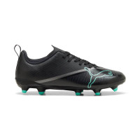 PUMA Ultra 7 Play Gras / Kunstgras Voetbalschoenen (MG) Kids Zwart Intense Mint