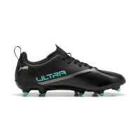 PUMA Ultra 7 Play Gras / Kunstgras Voetbalschoenen (MG) Kids Zwart Intense Mint