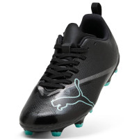 PUMA Ultra 7 Play Gras / Kunstgras Voetbalschoenen (MG) Kids Zwart Intense Mint
