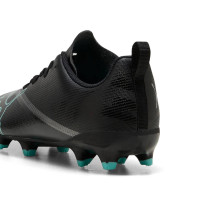 PUMA Ultra 7 Play Gras / Kunstgras Voetbalschoenen (MG) Kids Zwart Intense Mint