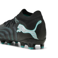 PUMA Future 9 Pro Gras / Kunstgras Voetbalschoenen (MG) Kids Zwart Intense Mint Wit