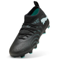 PUMA Future 9 Match Gras / Kunstgras Voetbalschoenen (MG) Kids Zwart Intense Mint Wit
