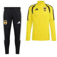 Survêtement adidas SC Cambuur 1/4-Zip 2026-2027 pour Enfants, jaune et noir