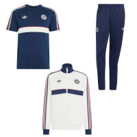 adidas Bayern München Originals Full Set Wit Donkerblauw Rood