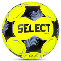 Select X-Turf V26 Voetbal Maat 4 Geel Zwart Lichtpaars