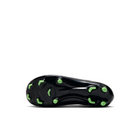 Nike Mercurial Superfly 11 Academy Gras / Kunstgras Voetbalschoenen (MG) Peuters/Kleuters Zwart Felgroen Zilvergrijs