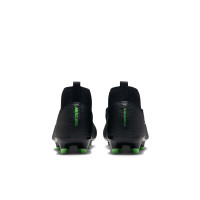 Nike Mercurial Superfly 11 Academy Gras / Kunstgras Voetbalschoenen (MG) Peuters/Kleuters Zwart Felgroen Zilvergrijs