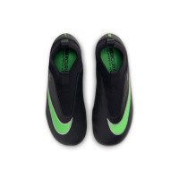Nike Mercurial Superfly 11 Academy Gras / Kunstgras Voetbalschoenen (MG) Peuters/Kleuters Zwart Felgroen Zilvergrijs