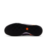 Nike Tiempo Streetgato Premium Chaussures de Foot Street Mauve Clair Noir Orange