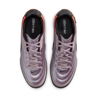 Nike Tiempo Streetgato Premium Chaussures de Foot Street Mauve Clair Noir Orange