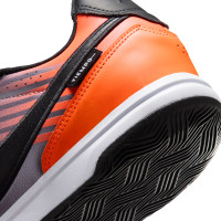 Nike Tiempo Streetgato Premium Chaussures de Foot Street Mauve Clair Noir Orange