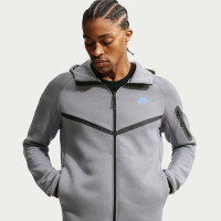 Nike Tech Fleece Sportswear Vest Donkergrijs Blauw Zwart