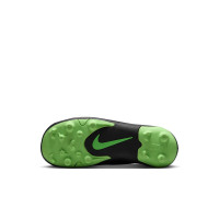 Nike Mercurial Vapor 17 Club Flex Gras / Kunstgras Voetbalschoenen (MG) Kids Zwart Felgroen Zilvergrijs