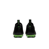 Nike Mercurial Vapor 17 Club Flex Gras / Kunstgras Voetbalschoenen (MG) Kids Zwart Felgroen Zilvergrijs