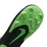 Nike Mercurial Vapor 17 Club Flex Gras / Kunstgras Voetbalschoenen (MG) Kids Zwart Felgroen Zilvergrijs