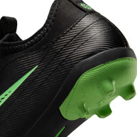 Nike Mercurial Vapor 17 Club Flex Gras / Kunstgras Voetbalschoenen (MG) Kids Zwart Felgroen Zilvergrijs