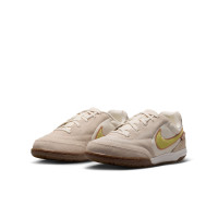 Nike Tiempo Streetgato Premium Chaussures de Foot Street Enfants Beige Lemon Moon Particle