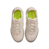 Nike Tiempo Streetgato Premium Chaussures de Foot Street Enfants Beige Lemon Moon Particle