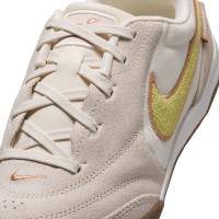 Nike Tiempo Streetgato Premium Chaussures de Foot Street Enfants Beige Lemon Moon Particle