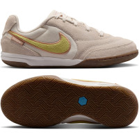 Nike Tiempo Streetgato Premium Chaussures de Foot Street Enfants Beige Lemon Moon Particle