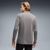 Haut d'entraînement PUMA Manchester City 1/4-Zip 2026-2027 gris foncé noir doré jaune