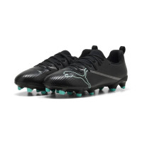 PUMA Ultra Nitro 7 Match Gras / Kunstgras Voetbalschoenen (MG) Kids Zwart Intense Mint