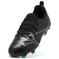 PUMA Ultra Nitro 7 Match Gras / Kunstgras Voetbalschoenen (MG) Kids Zwart Intense Mint
