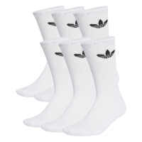 Adidas Originals Trefoil Crew Sokken 6-Pack Wit