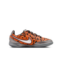 Nike Streetgato x LEGO® Chaussures de Foot Street Enfants Orange Noir Argenté