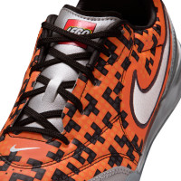 Nike Streetgato x LEGO® Chaussures de Foot Street Enfants Orange Noir Argenté
