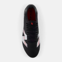 New Balance Furon V9 Pro Gazon Naturel Chaussures de Foot (FG) Noir Blanc Rouge