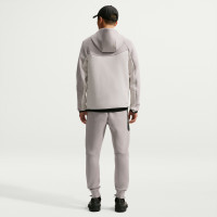 Gilet de sport Nike Tech Fleece gris clair beige noir